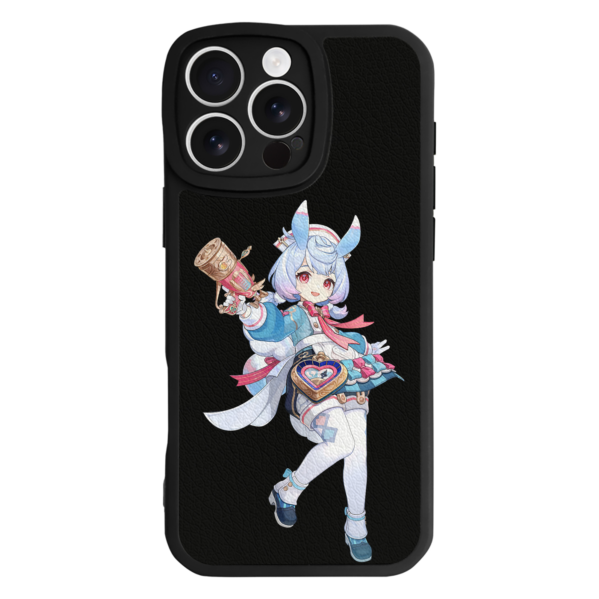 げんし神 シゲウィン genshin Shigewin 【iPhone 16シリーズ対応】シリコンスマホケース（レザー調） 材質：シリコン